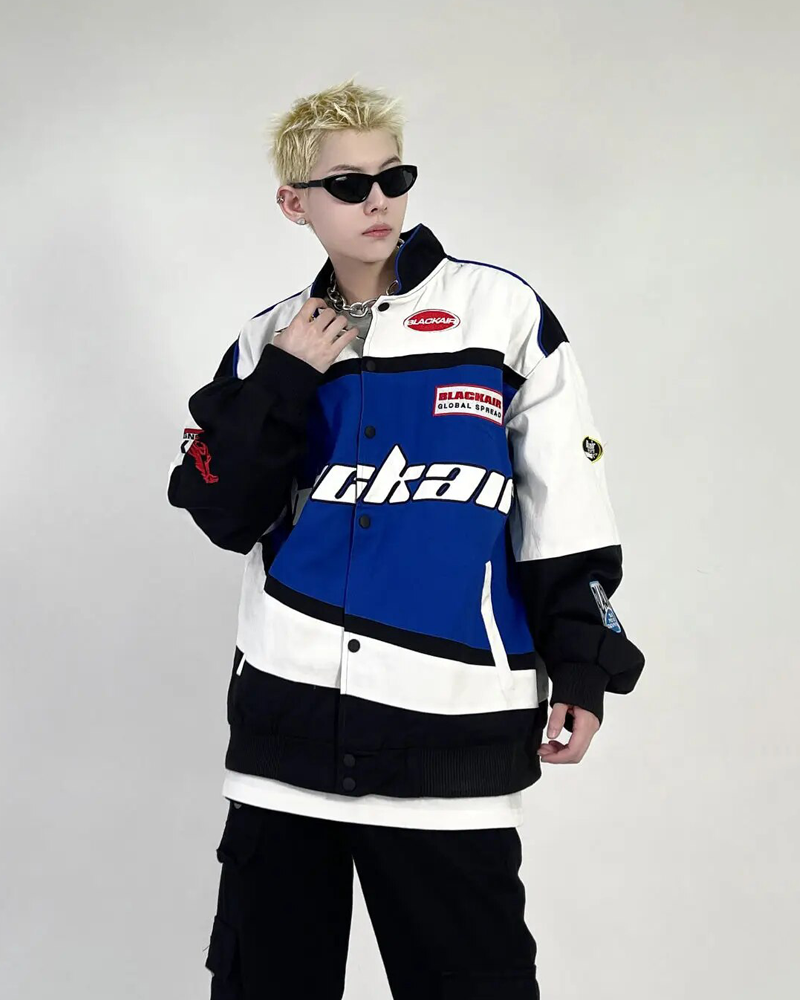 Vintage Racing Jacket | Y2K Wave