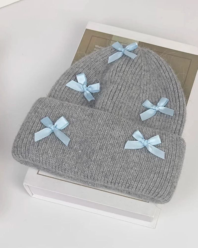 Beanie With Bows