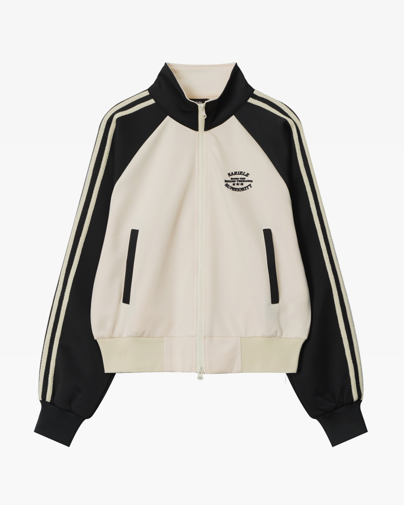 Cropped Track Jacket | Y2K Wave