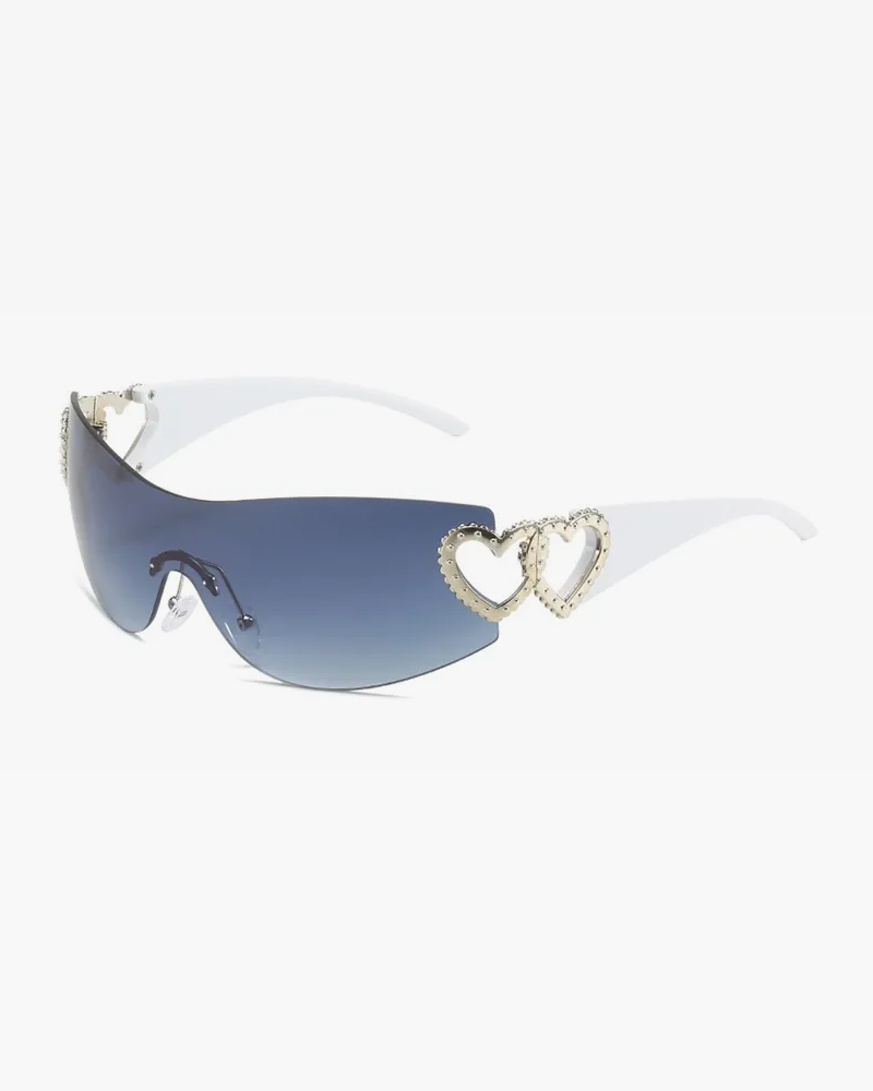 Rimless Heart Sunglasses