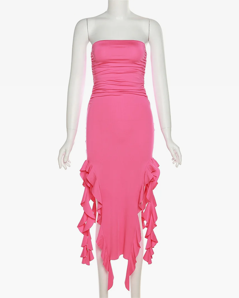 Y2K Ruffle Dress