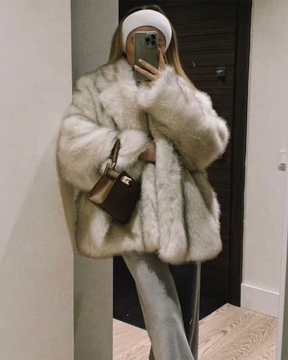 Womens Faux Fur Coat